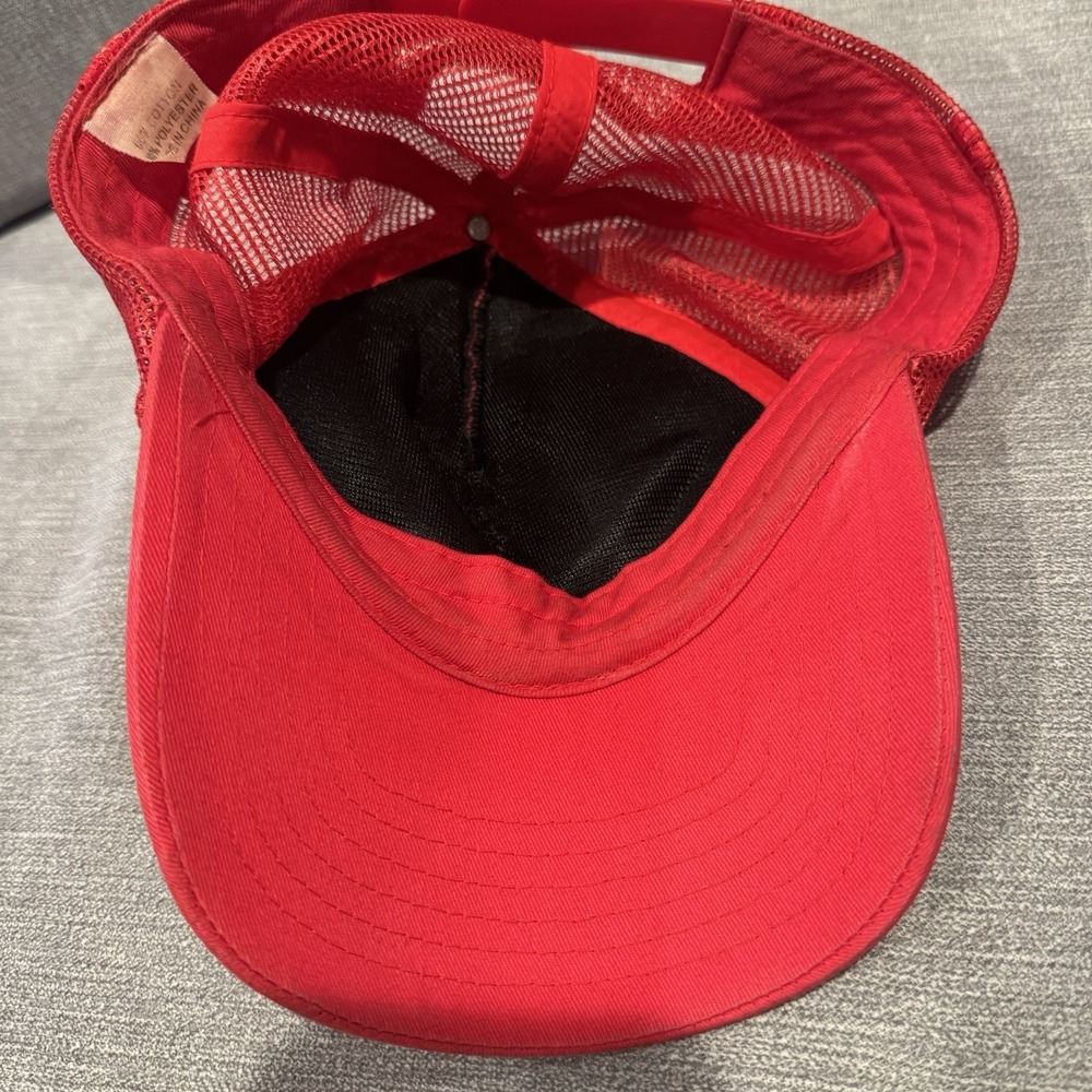 Thrasher Skategoat Trucker Hat Red White Mesh Snapback Skateboarding Cap - Picture 5 of 5